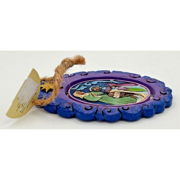 Jim Shore Heartwood‎ Creek Rotating Holy Family North Christmas Ornament 2016 - Picture 7 of 13